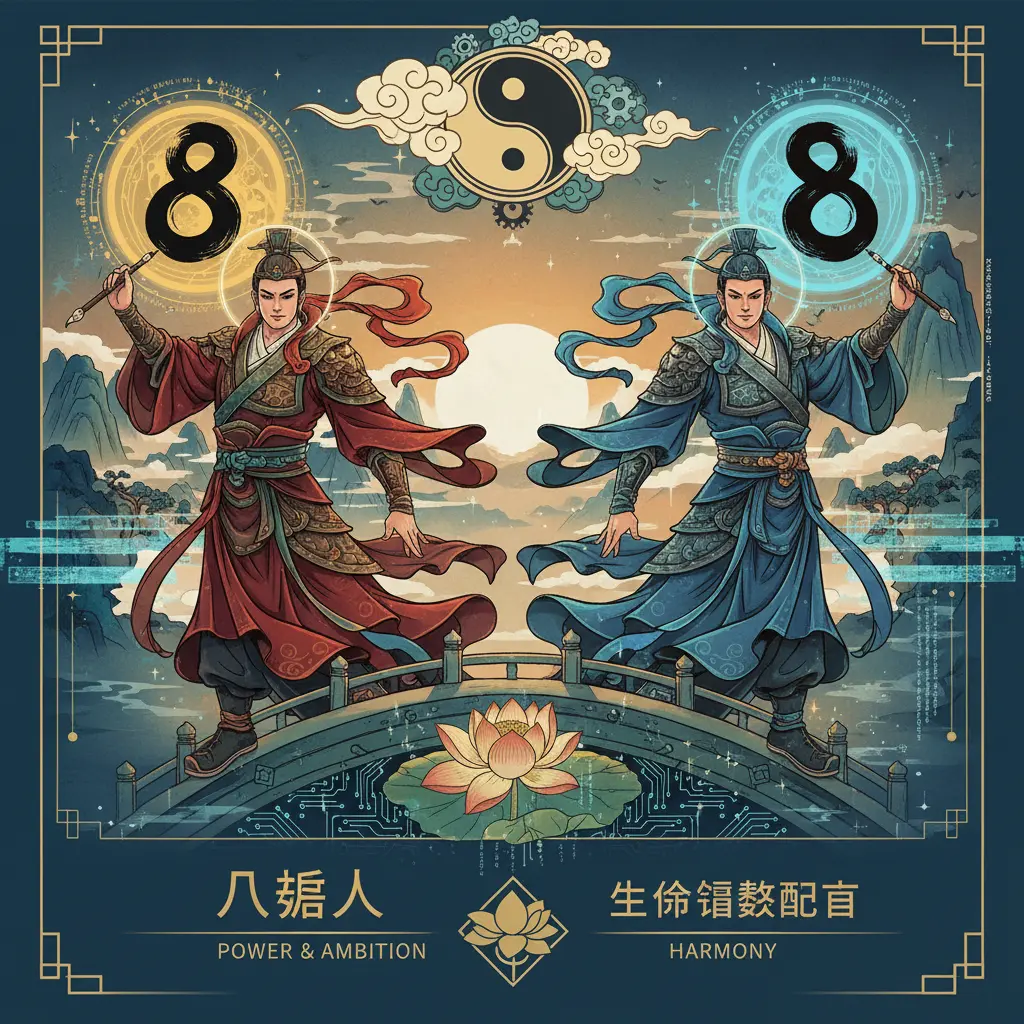 生命靈數配對 - 8號人